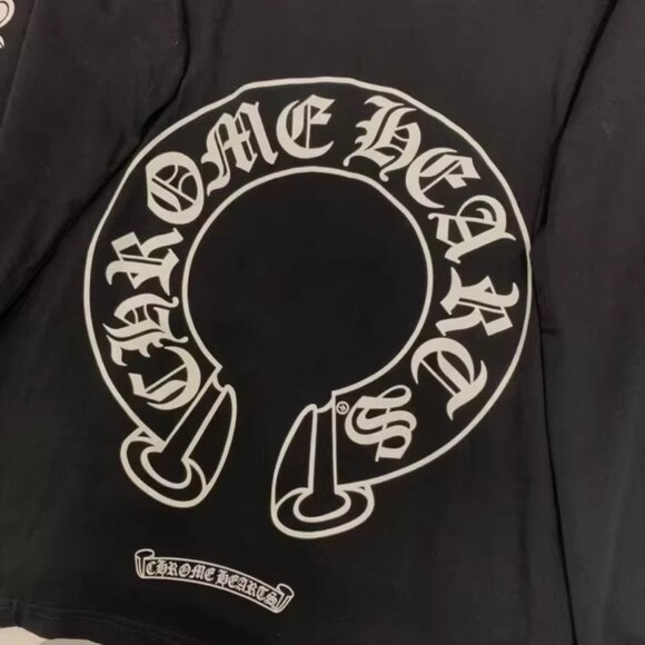 Chrome Hearts Horse Hoof Print Long Sleeve Shirt - Picture 3 of 5